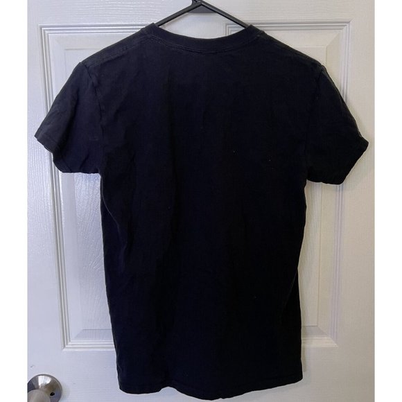 Wu-Tang Clan Size Small Black Short Sleeve T-Shirt Flames Fire - Picture 2 of 6